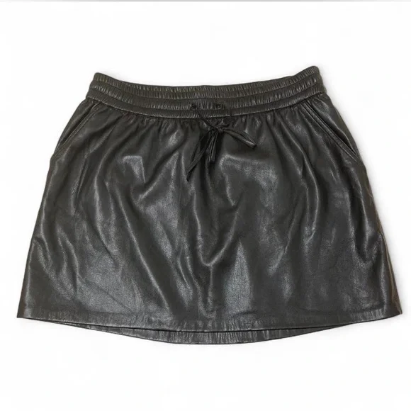 Good American Better Than Leather Faux Leather Mini Skirt, Summer Women’s Size 4 - Picture 1 of 7